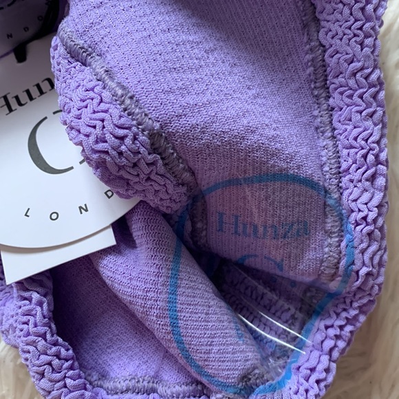 NWT Hunza G Duo Chelsea bikini in lilac/bubble gum - Picture 7 of 9
